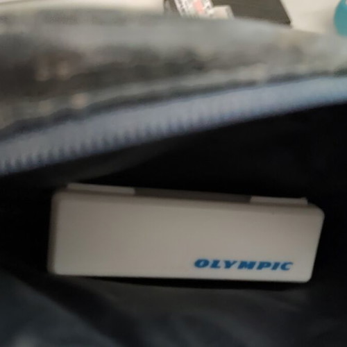 Olympic Airways collectible travel amenity kit used, 80s