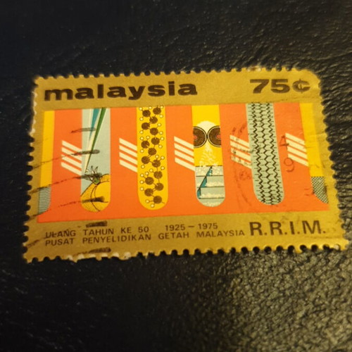 Malaysia 75c 1975 stamp used
