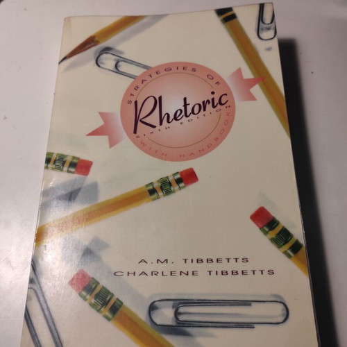 Strategies of Rhetoric with handbook book like new