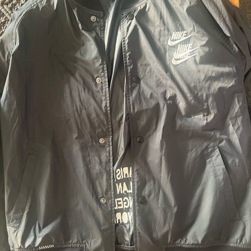 Nike jacket black L like new