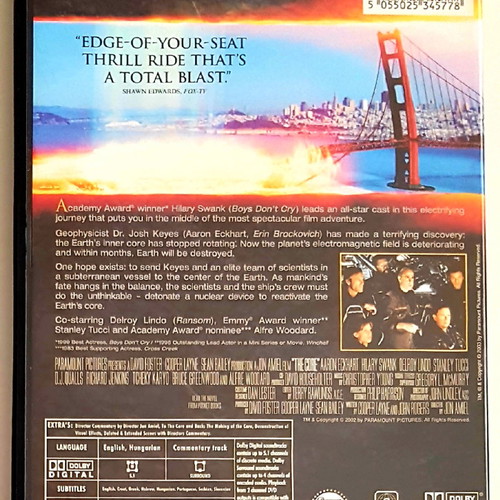 The Core DVD like new, 2003 science fiction movie