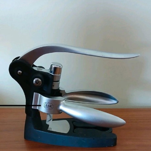 AMC wine corkscrew used, stainless steel