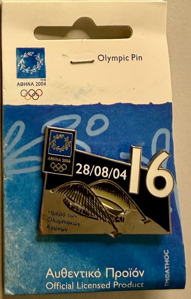 16th Day Athens 2004 Olympic Pin new,… - € 14,00 - Vendora.gr