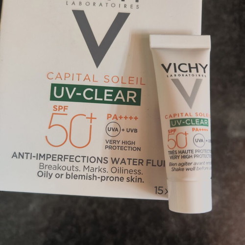 Αντηλιακό προσώπου Vichy Capital Soleil UV-clear Spf50+ καινούργιο, πακέτο 13x3ml