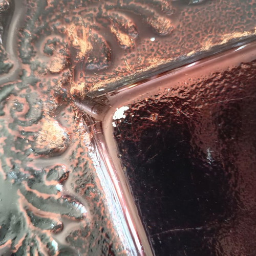 Glass decorative tray