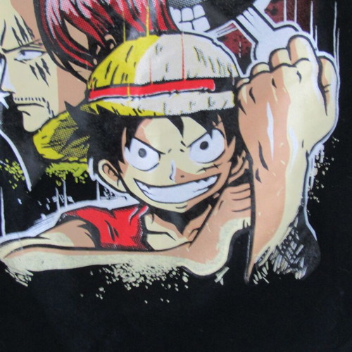 One Piece t-shirt used, size Medium, black