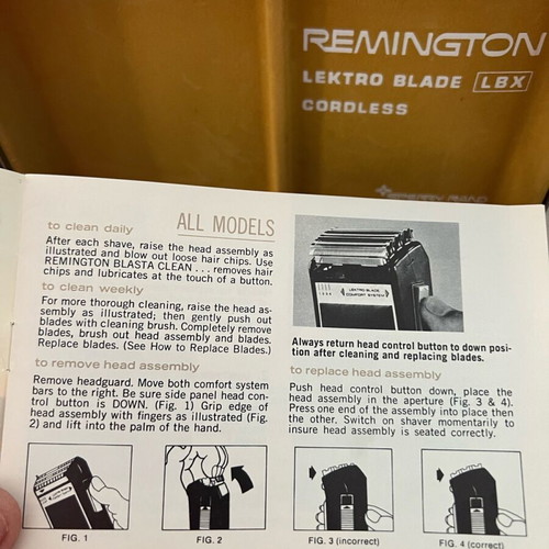 Remington Lektro and Norelco shavers like new