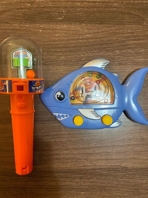 Various toys used