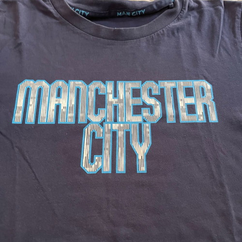 Manchester City Boys' T-shirt XL like new, dark blue, Puma