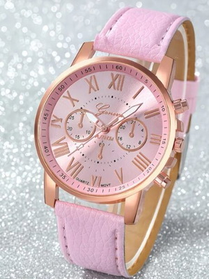 Women's wristwatch like new with leather strap