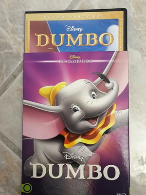 Dumbo DVD Disney animated movie used with original paper case