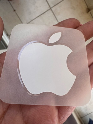 Apple sticker new from previous iPhone model