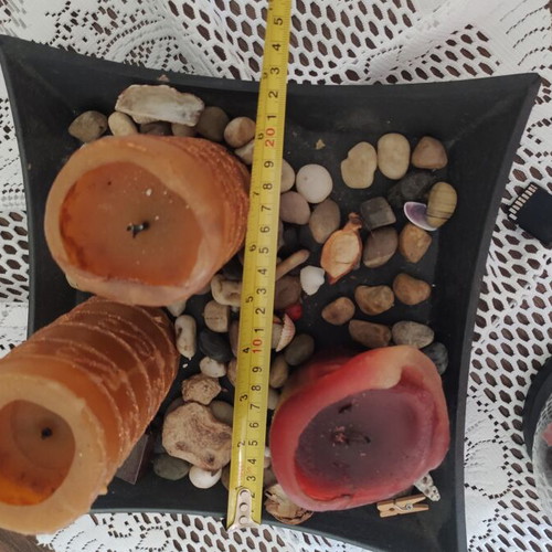 Decorative candle set used