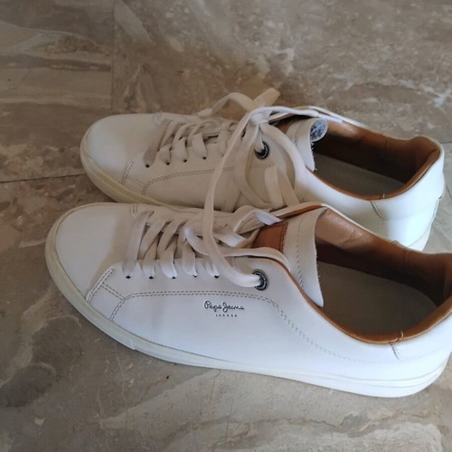 Pepe Jeans sneakers size 44 lightly used, white