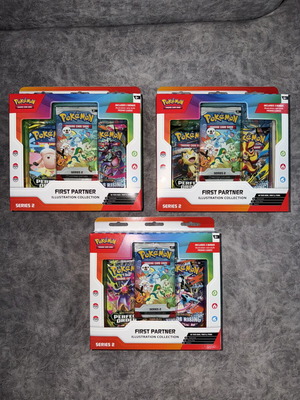 Pokemon TCG First Partner Collection Series 2 x3 bundle new