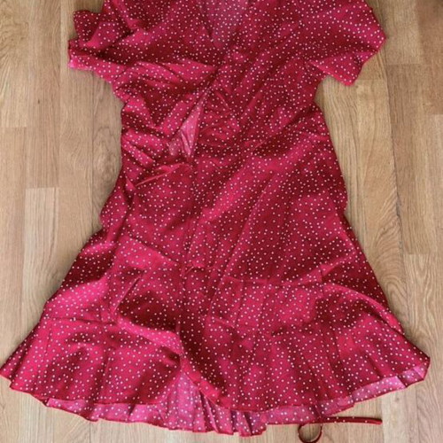 Spring dress used, red, size S