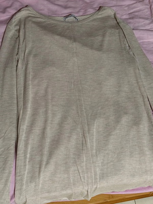 Zara beige blouse like new, size M