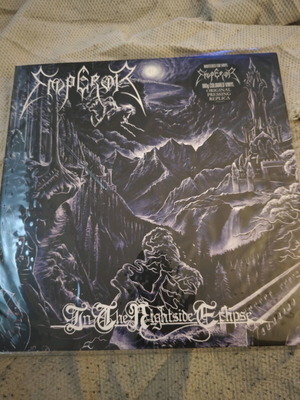 Emperor In The Nightside Eclipse βινύλιο LP σαν καινούργιο, μπλε χρώμα
