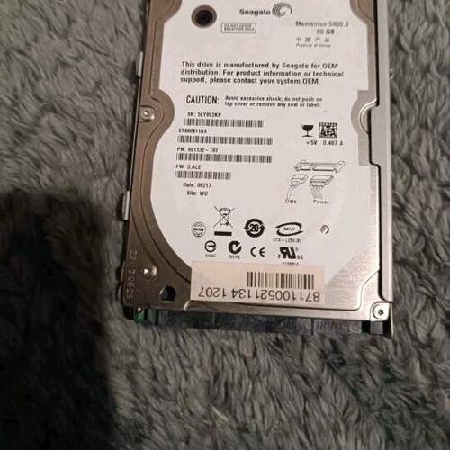 Hard drive 80GB for Playstation 3 like new