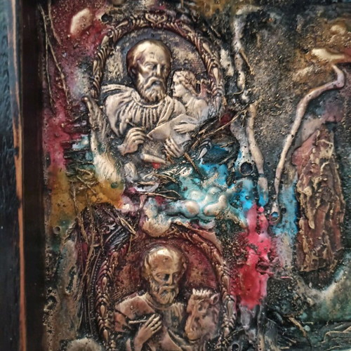 Last Supper embossed image new