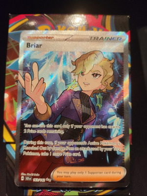 Briar Full Art Ultra Rare Pokemon κάρτα μεταχειρισμένη, Scarlet & Violet Stellar Crown 163/142