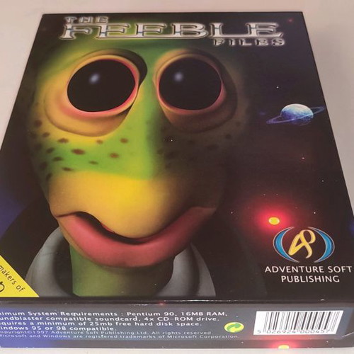 The Feeble Files PC game like new, adventure