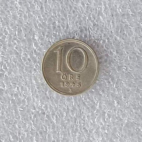 Sweden 1945 10 Öre silver coin