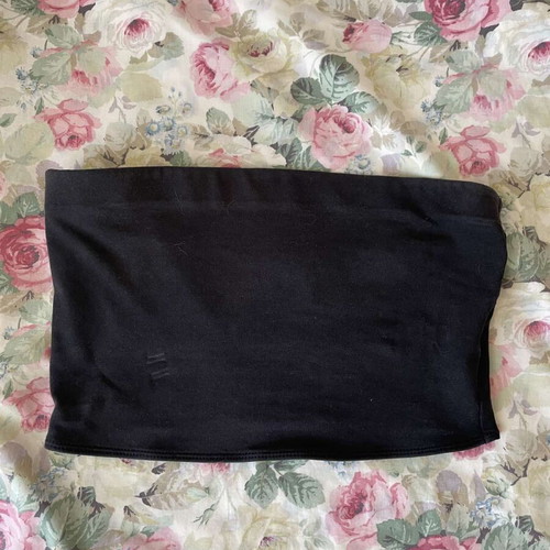 Crop bandeau H&M black like new, size S