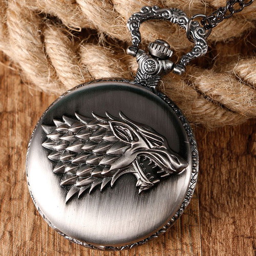 Game of Thrones Stark House Pocket Watch Pendant