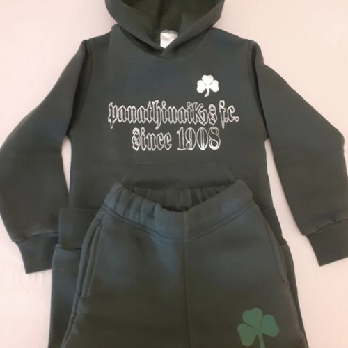 Panathinaikos original baby clothing set, warm, age 2-3 years