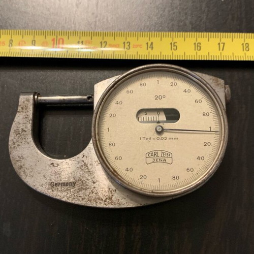Carl Zeiss Germany measuring instrument used, old, needs service