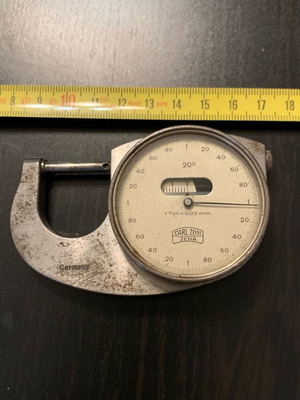 Carl Zeiss Germany measuring instrument used, old, needs service