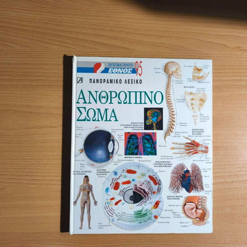 The Human Body panoramic dictionary used, Greek language
