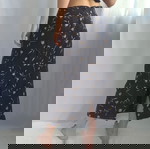 Max Mara long skirt 100% silk size 38 like new, floral