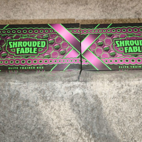 Pokémon Shrouded Fable Elite Trainer Box, set of 2, sealed