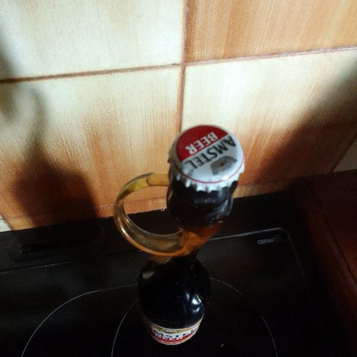 Amstel beer bottle filled collectible like new