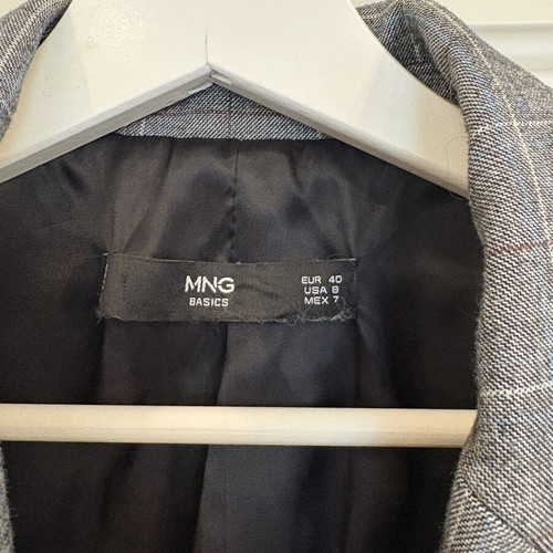 Mango gray blazer like new