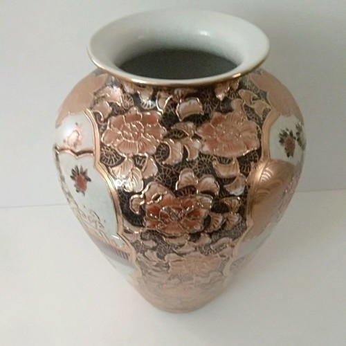 Satsuma vase used, height 27cm
