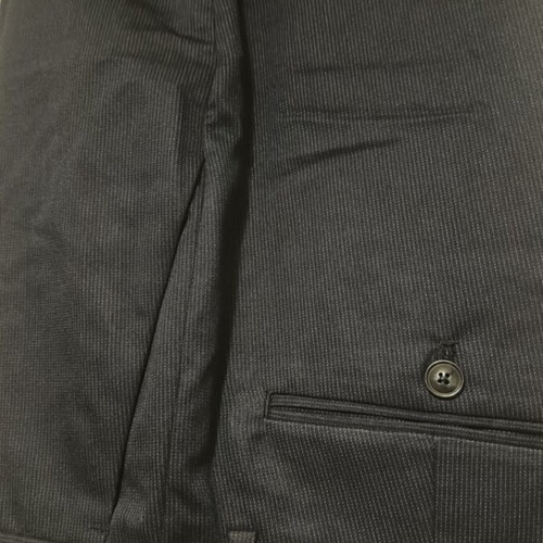 Zara suit pants blue with thin broken stripe, new