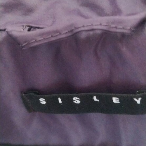 Sisley short jacket with down, like new, size S-M, purple