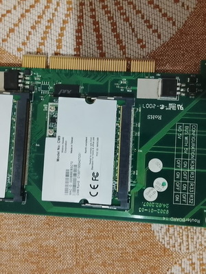 MikroTik RouterBoard 14 προσαρμογέας με 2 ασύρματες κάρτες δικτύου μεταχειρισμένο
