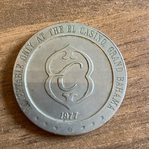 Casino token 1977 used