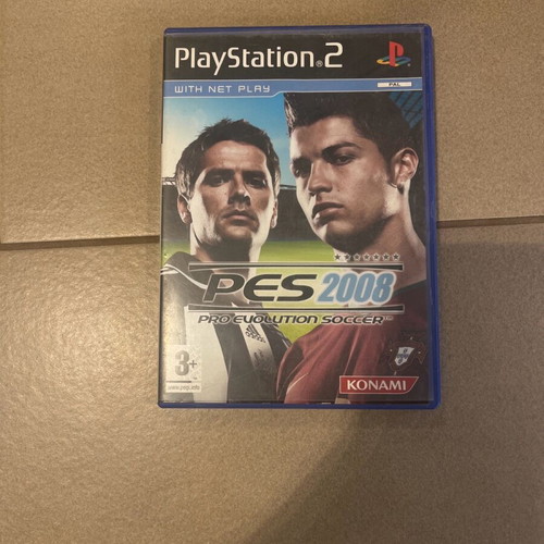 PES 2008 (PS2) like new, complete in box