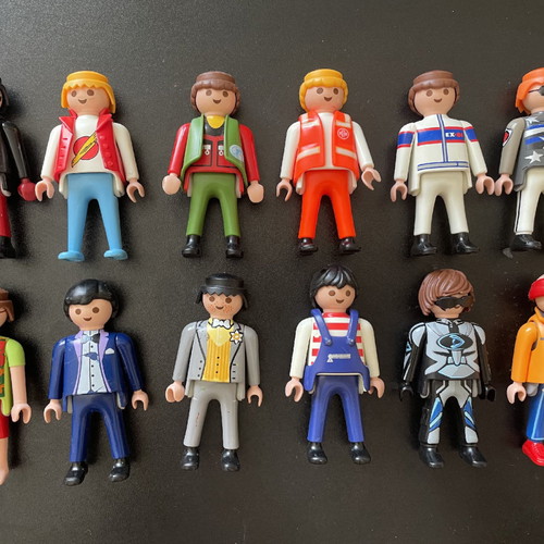 Playmobil figures used, pack of 12