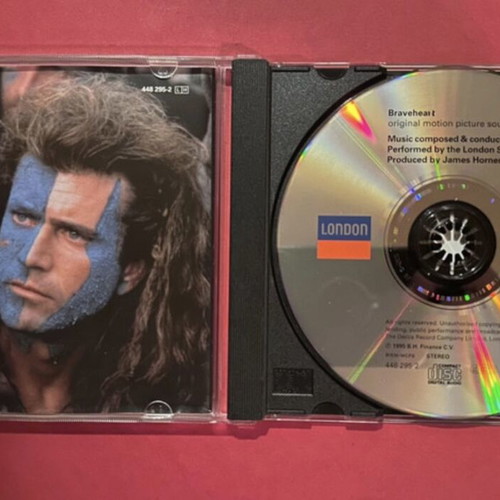 Braveheart Original Motion Picture Soundtrack CD like new by James Horner