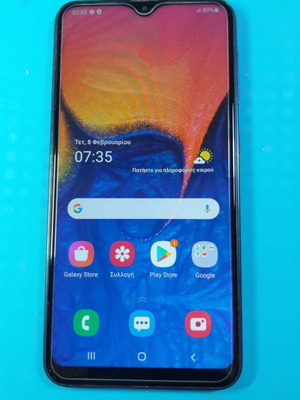 Samsung Galaxy A10 smartphone used, 2GB RAM, 32GB storage, Android 11