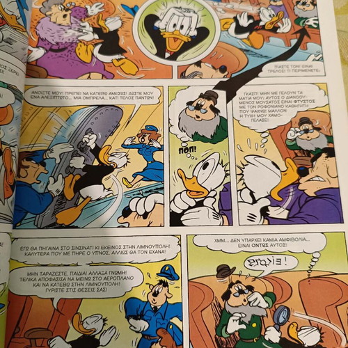 Set of 3 double comics used, Romano Scarpa, Don Rosa returns