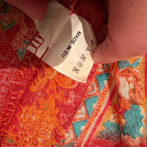 Toi&Moi women's top vest like new, red and turquoise