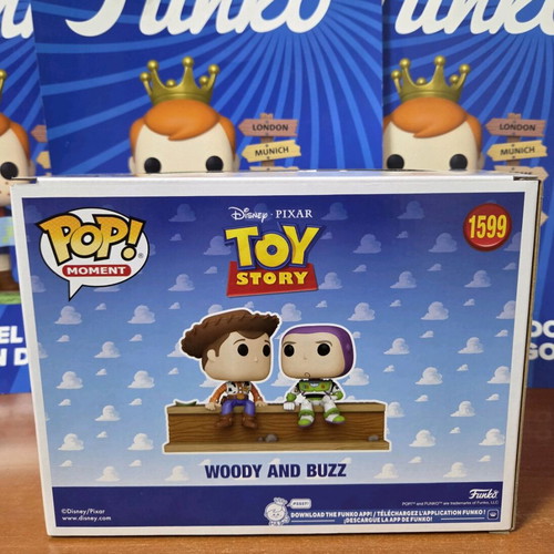 Funko Pop Disney Moments 1599 Toy Story Woody and Buzz new figure