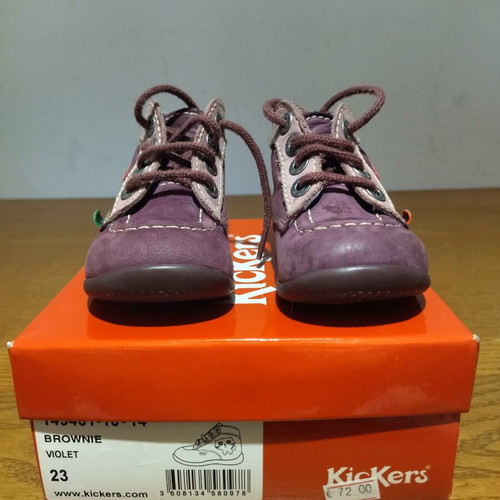 Kickers Baby Anatomical Boots Bonbon Model Like New, Size 21